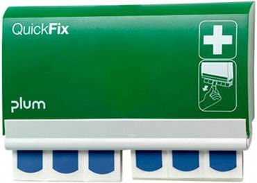 Quickfix First Aid Station Blue Restaurant Adhesive Plasters 2 x 45 pcs Plum 5503