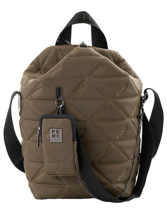 FRNC Damen Tasche Rucksack Grün