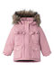 Kids' Parka with Hood Pink