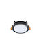 Nowodvorski Round Recessed Spot with Socket GX53 Black 1pcs