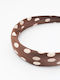 Mat Fashion Stirnband Haar Braun