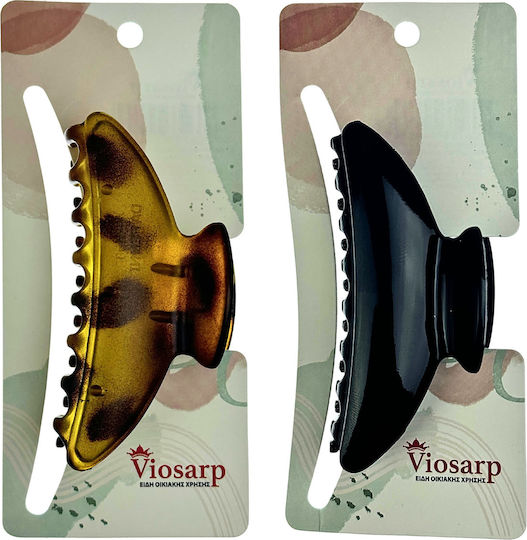 Κλαμερ Μαλλιων Μαυρο-καφε 9,5cm Vc2460 5206753044864