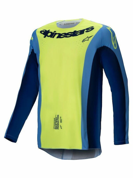 Alpinestars Männer Motocross-Shirt Gelb Farbe