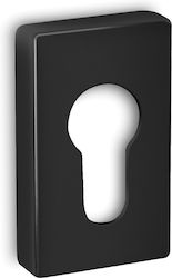 Convex 1555 Matte Black Escutcheon