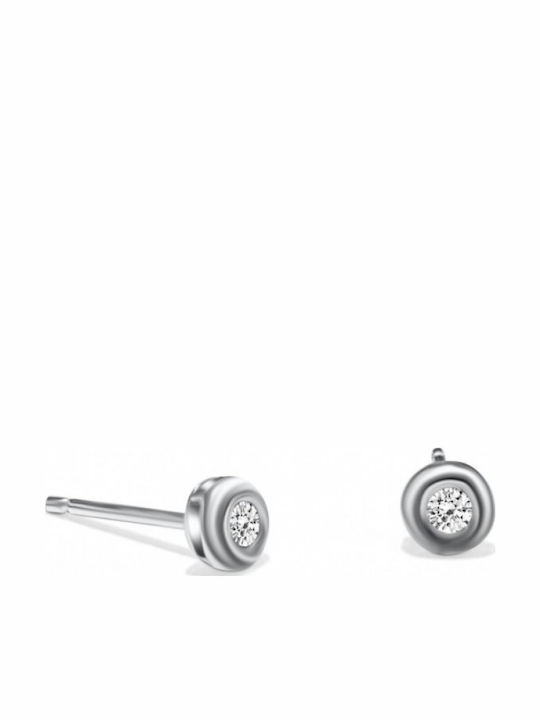 Fratelli Bovo Обици от White Gold с Камъни