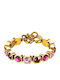 Dyrberg/Kern Women's Gold Plated Steel Bracelet 17.5cm