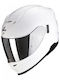Scorpion Exo 520 Evo Air Solid White Κράνος Μηχανής Full Face ECE 22.06 1520gr με Pinlock