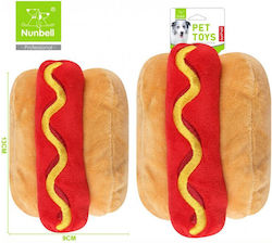 Jucărie pentru câini Nunbell Hot Dog din pluș 17cm Jucărie pentru câini Nunbell Hot Dog din pluș 17cm