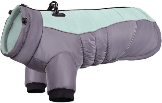 Wasserdichter Hundemantel Hellblau 43cm