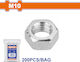 Wadfow Παξιμάδι για Βίδα M10mm 200τμχ DIN 934