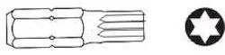 Jonnesway End Torx T25 X 75mm 6-cat.10mm