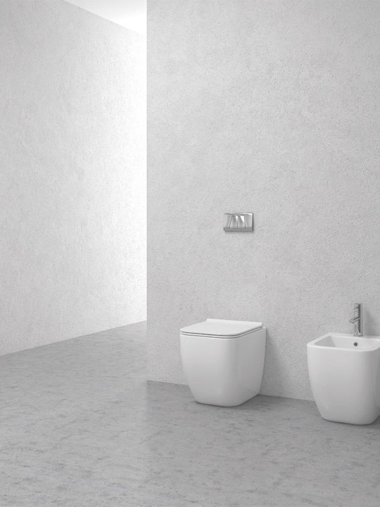 Karag Legend Bidet Boden 34.5x52cm Weiß