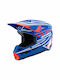 Alpinestars SM3 Blue/Red/White/Black Glossy Παιδικό Κράνος Μηχανής Motocross DOT / ECE 22.06 1060gr