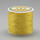 Rat tail Lace Faux Leather Yellow 1mm x 70m