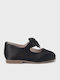 Kids Ballerinas with Elastic Strap Black