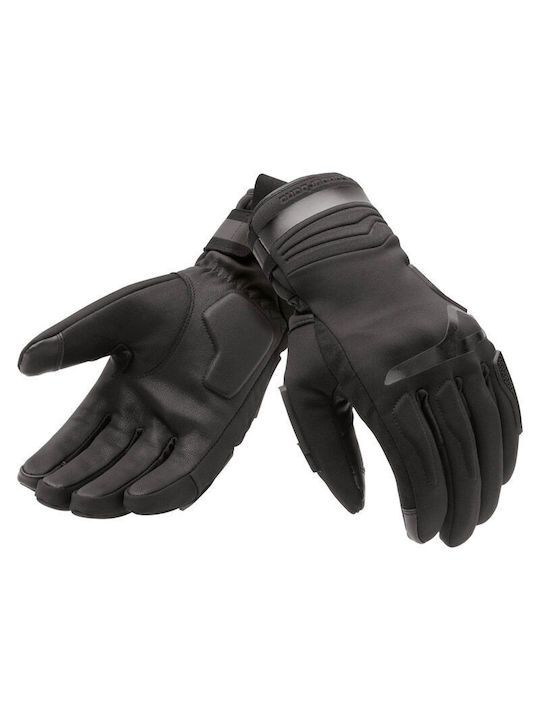 Tucano Urbano Ανδρικά Γάντια Μηχανής Softshell 4 Εποχών Αδιάβροχα Μαύρα