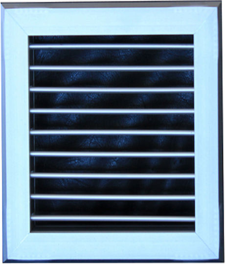 Kapnotechniki Rectangular Fireplace Air Shutter 10x