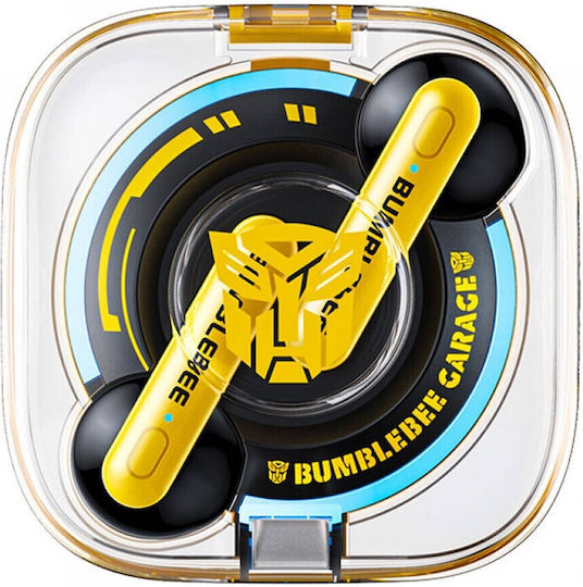 The Transformers TF-T03 In-ear Bluetooth Handsfree Ακουστικά με Θήκη Φόρτισης Bumblebee Garage