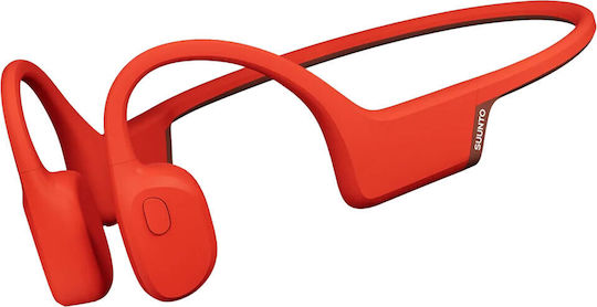 Suunto Sonic Knochenleitung Bluetooth-Freisprecheinrichtung Kopfhörer mit Schweißresistenz Coral Red