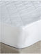Palamaiki Protecție pentru Saltea Semi-dublu cu Fustă Alb 110x200+35buc