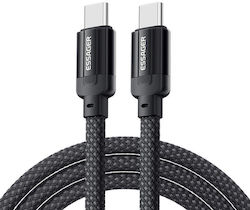 Essager USB 2.0 USB-C male - USB-C 240W 1m (827T11)