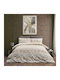 SB Home Happy Σετ Σεντόνια Μονά 160x240εκ. Μπέζ (3τμχ)