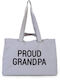 Чанта Childhome Proud Grandpa в сиво