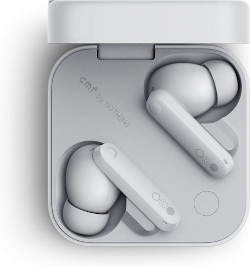 Nothing CMF Buds Pro 2 Bluetooth Handsfree Ακουστικά με Αντοχή στον Ιδρώτα και Θήκη Φόρτισης Light Grey