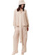 Women's Fabric Trousers Ecru