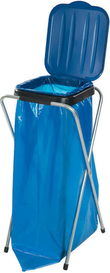 Blue Catering Stand Holder 120l Garbage Bags Waste