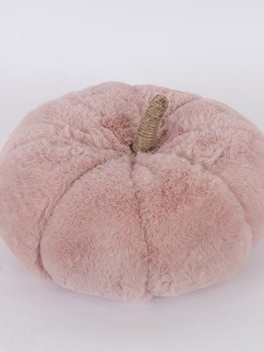 Eurolamp Weihnachtliche Kunststoff Figur Kürbis Rosa Höhe 16cm