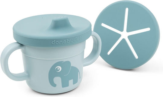 Done by Deer Baby Cup Elphee made of Plastic Blue 215ml