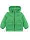 Kinder Steppjacke mit Futter & Kapuze Green