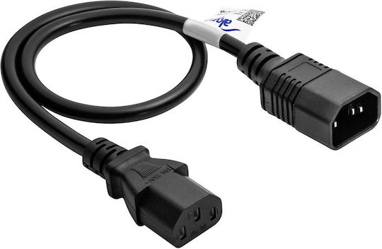 Przedłużacz Kabla Zasilającego Iec C13 C14 0.5m Ak-pc-14a