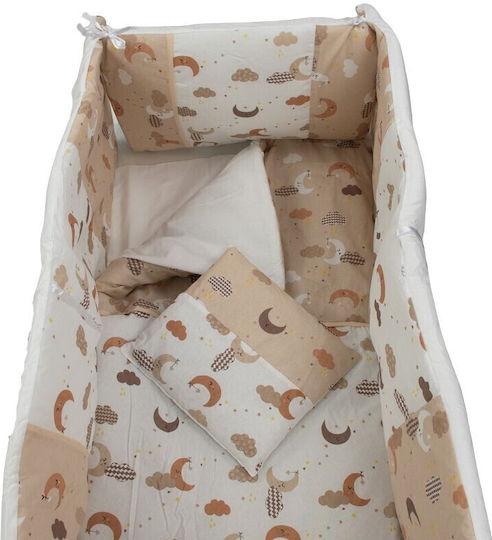 Kamtex Baby Set Für Krippe coffee 7Stück