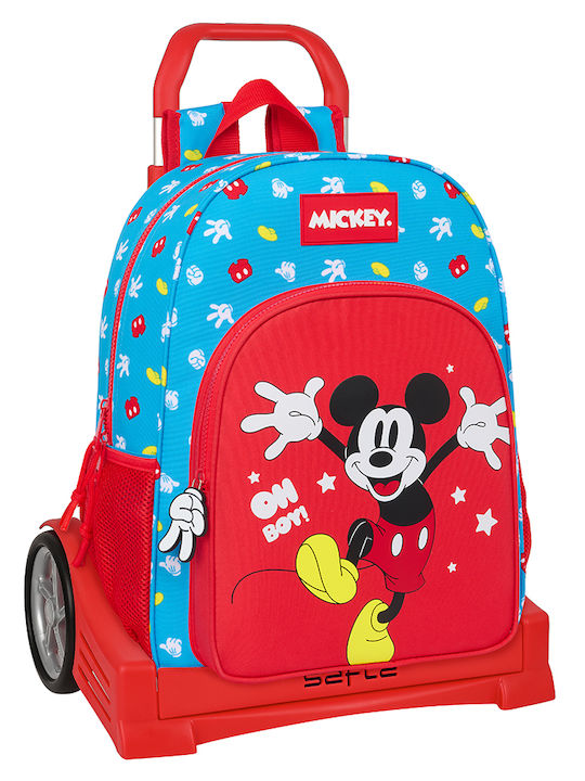 Safta School Backpack Mickey Mouse Fantastic Trolley