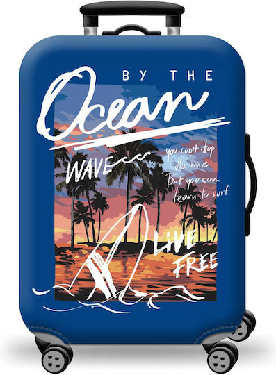 Large Suitcase Cover Amber Ocean Waves Am638-03 Amber Am638-03