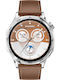Huawei Watch GT 5 Stainless Steel 46mm Αδιάβροχο με Παλμογράφο (Καφέ)