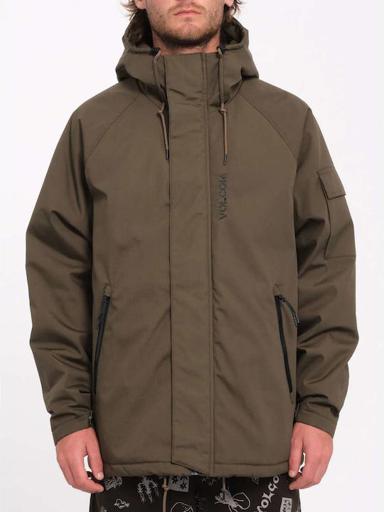 Volcom Stoke Χειμωνιάτικο Μπουφάν Wren, Brown