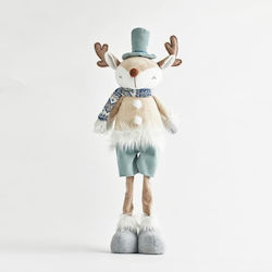 Reindeer Man Blue Clothes 23x17x19cm