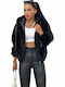 Women's Short Lifestyle Jacket for Winter Black
