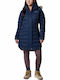 Ii Mid Късо Дамско Парка Яке за Зима Collegiate Navy