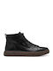 Leather Black Men's Boots Anatomical