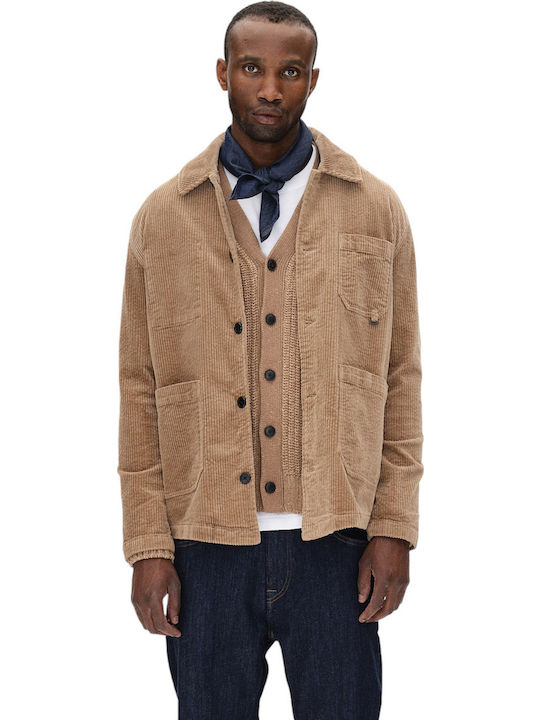 Gabba Μακρυμάνικo Κοτλέ Overshirt σε Κανονική Γ...
