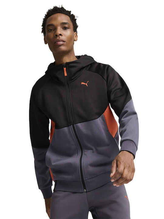 Puma Sweatshirt with Hood Galactic Grey