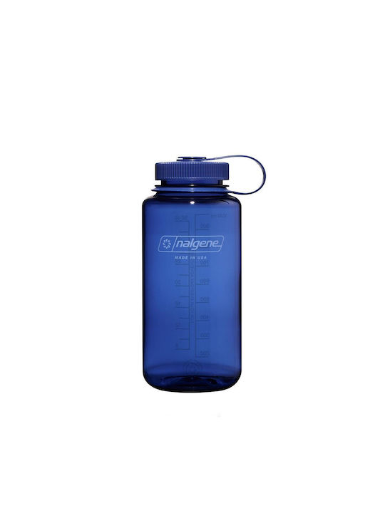 Nalgene Wide Mouth Water Bottle 1000ml Blue