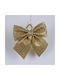 Hängender Bogen Ornament Kunststoff Gold Set 4Stück