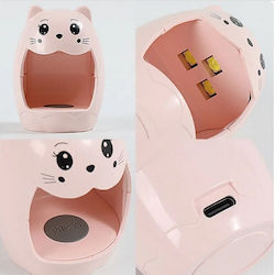 Mini Cute Φορητό Usb Φουρνάκι Νυχιών 6w Uv & Led Ροζ Mini Cute Φορητό Usb Φουρνάκι Νυχιών 6w Uv & Led Ροζ