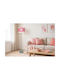 Oxygen Tree Base Floor Lamp H165xW1.65cm. with Socket for Bulb E27 Red
