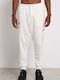 Sweatpants with Elastic Ecru